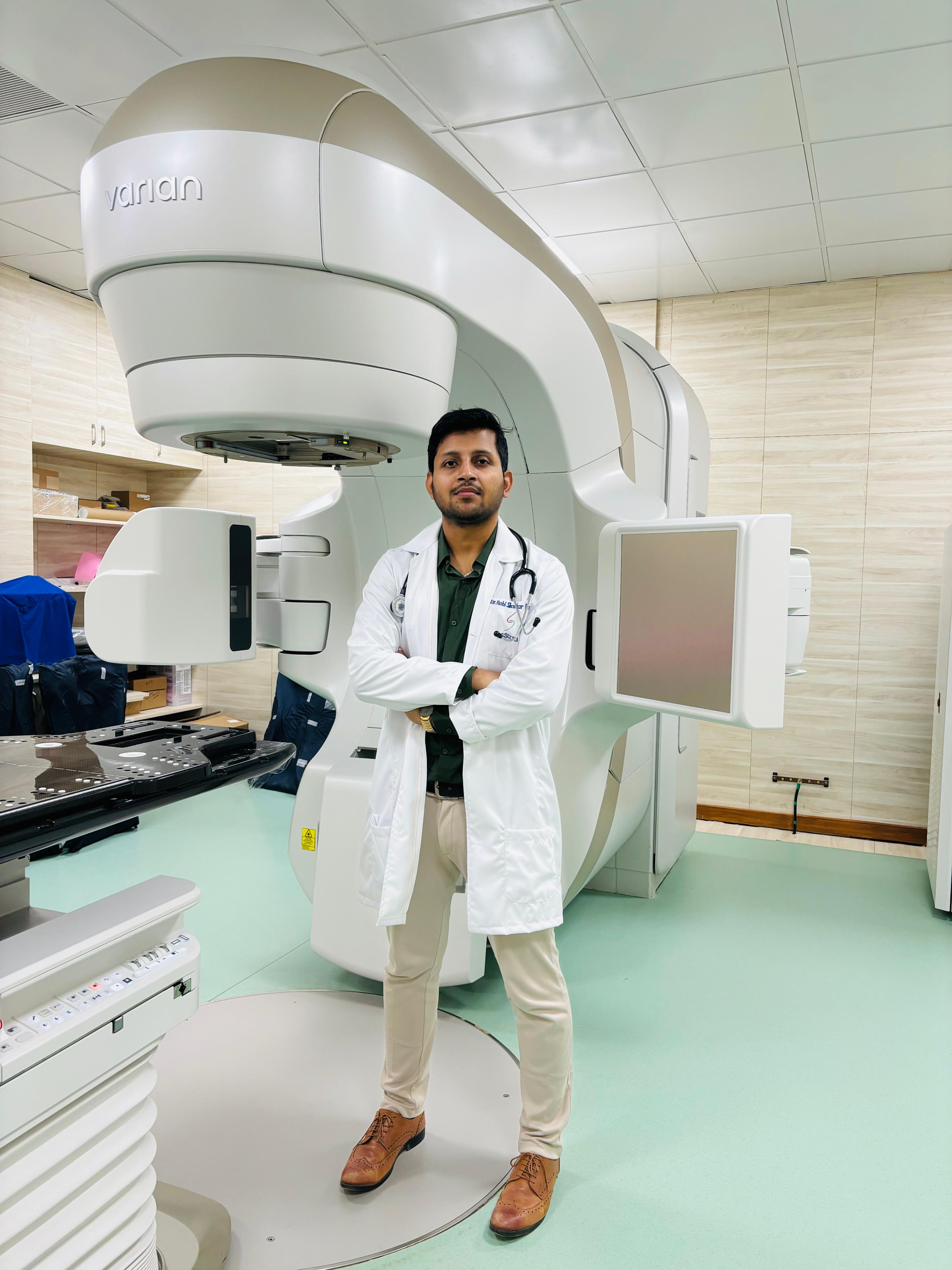 Dr. Rabi Das in the lab